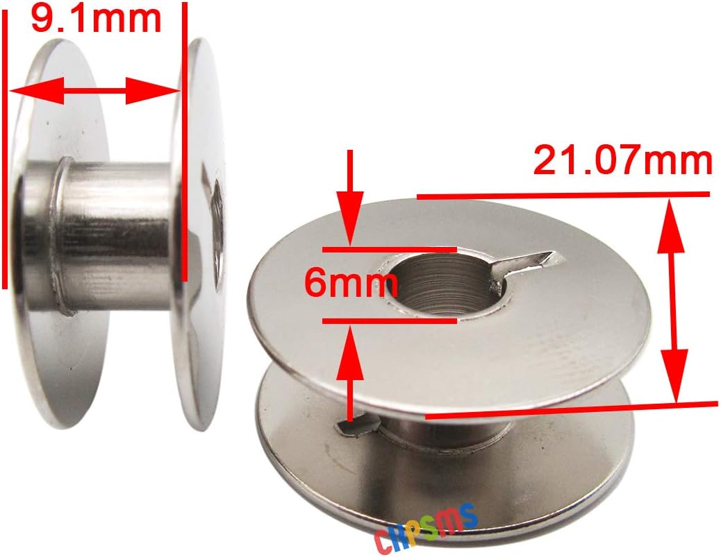 CKPSMS brand -1PCS BOBBIN CASE& 10PCS BOBBINS #KP-19256 Compatible with/Replacement for Babylock brand BL510A BL520B Brother brand DZ1500F PQ-1300 PQ-1500