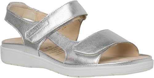 Ganter Women's Gina Sandal, Silver, 5 UK