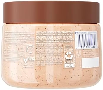 Dove Brown Sugar and Coconut Butter Body Scrub Exfoliates and Deeply Nourishes for Smooth, Radiant Skin 15 oz - 1