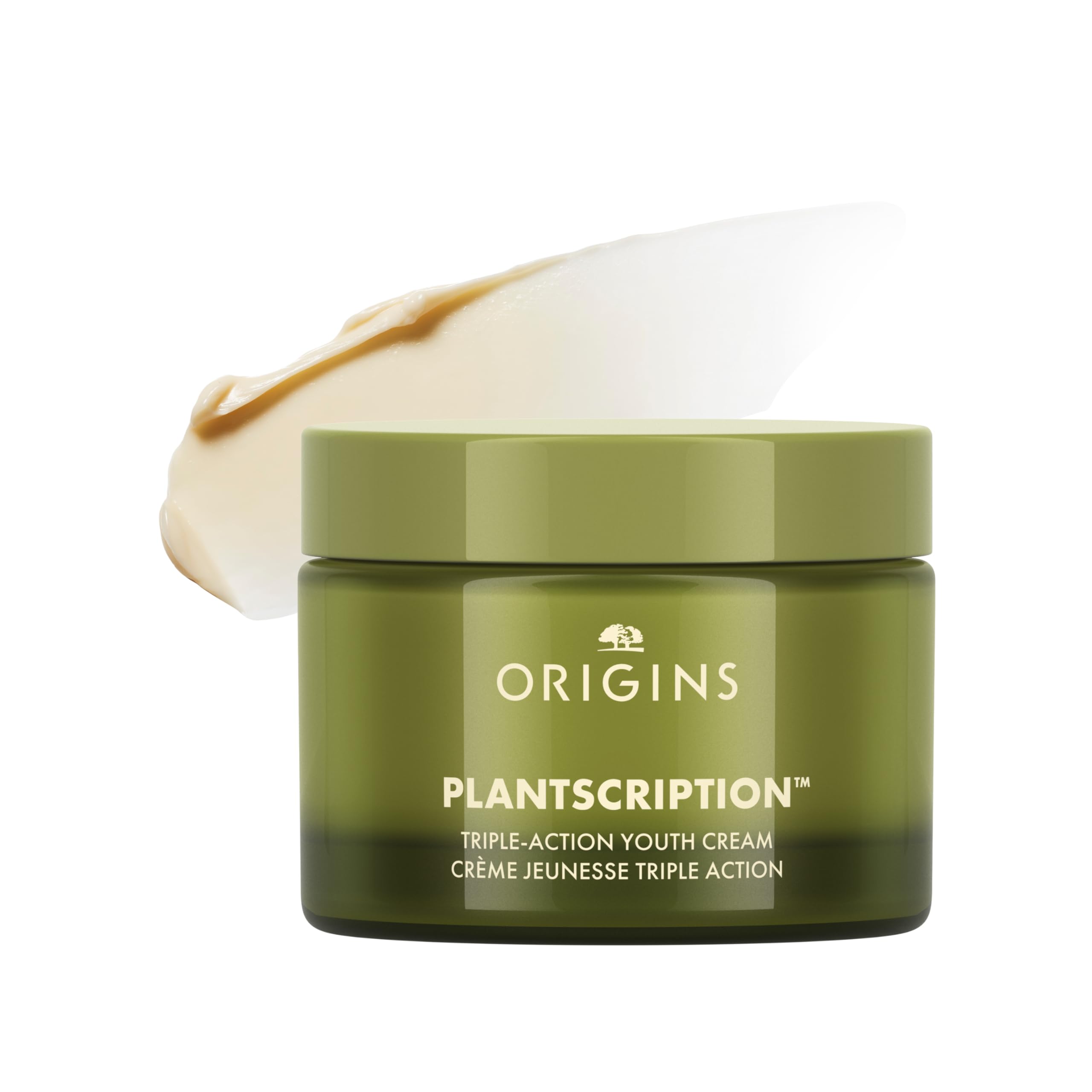 Origins Plantscription Triple-Action Youth Cream | Our Firming, Smoothing, Hydrating Face Cream | With Our Signature Blend of Anogeissus and Peptides, 1.7 Fl Oz