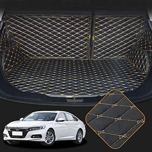 OREALTECH 3D Alfombrilla Protectora para Maletero Almohadilla de Bandeja XPE Cuero para Accord 2018 2019 Cover