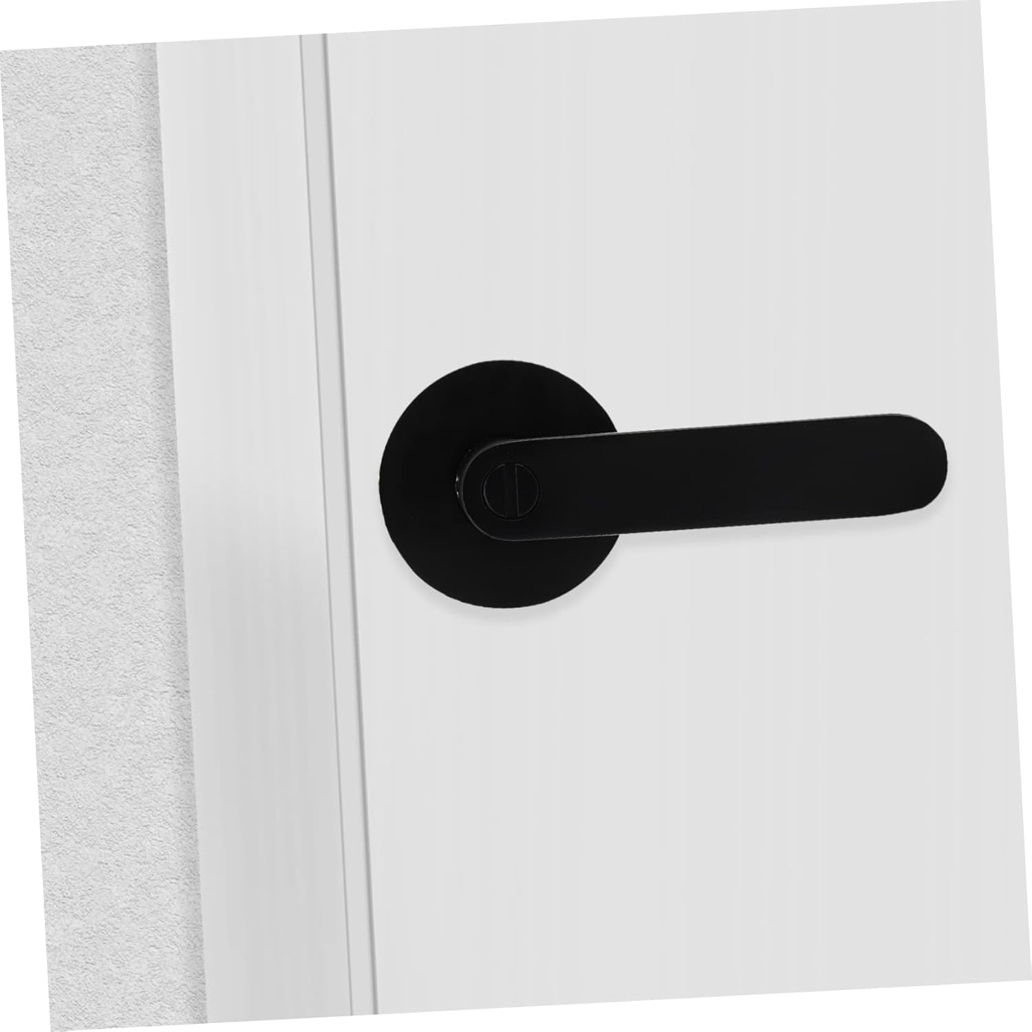 ARTIBETTER Black Door Handles Privacy Door Lever Locking Mechanism Indoor Handle Set for Bedroom
