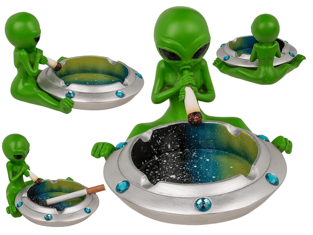 Popielniczka, Alien ze złączem, ok. X cm, z polikamienia