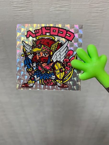 ソフトパープル 【超極美品】旧ビックリマン ヘッドロココ 扇