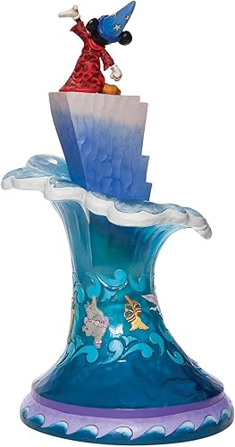 Miniatura 4 de Enesco Disney Traditions by Jim Shore Fantasia Sorcerers Apprentice - Figura de Mickey Mouse 185 pulgadas multicolor
