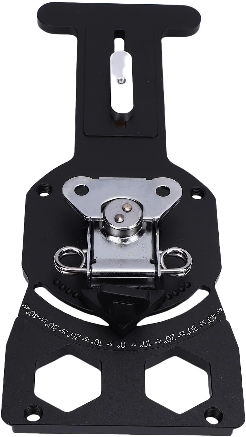 Fafeicy Track Saw Guides Rail Square Adjustable Angle Guides for Woodworking with 19 Angle Stops for Triton