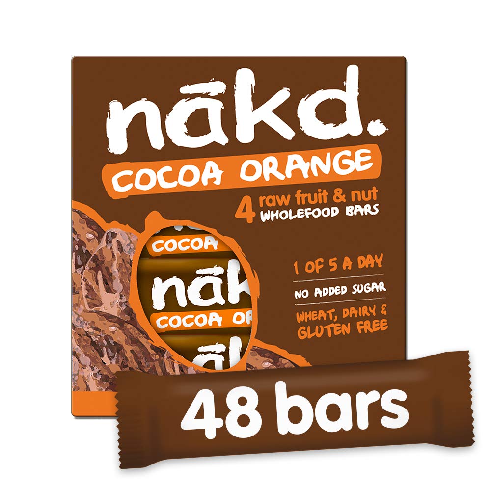 Nakd Cocoa Orange 35g Bar - Multi Pack Case of 48 Bars