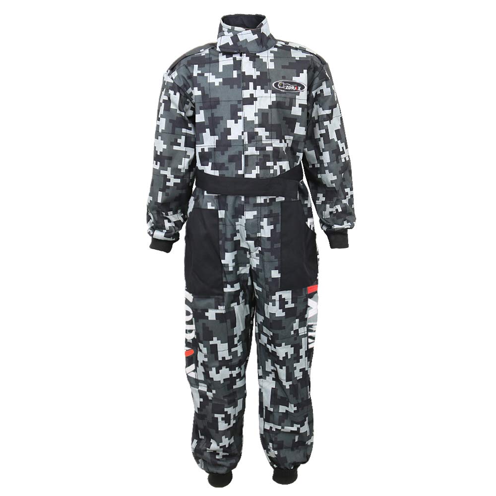 Zorax Interior suave/exterior duradero CUB Niños Motocross CAMO Traje Niños Moto Motocicleta Ropa de carrera Niño ATV Karting Traje General