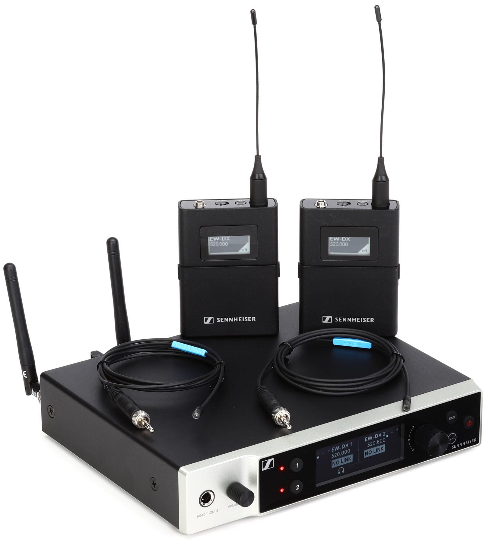 Amazon.com: Sennheiser Pro Audio EW-DX MKE 2 Set Dual Lavalier