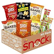 Frito-Lay Snack Time Favorites with Baked, Smartfood, Sunchips and Quaker Chewy Granola Bars Variety Pack, Pack of 40