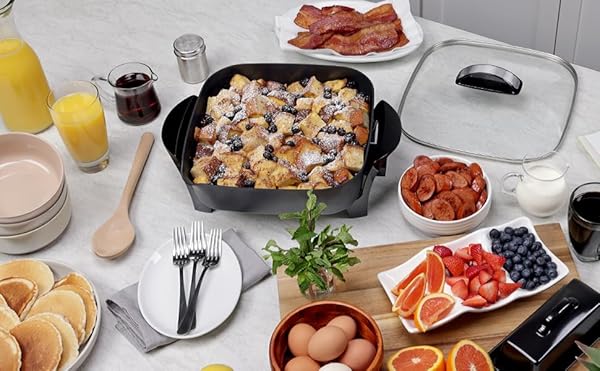 Presto 07117 12" Electric Skillet with glass cover by Presto - Image 2