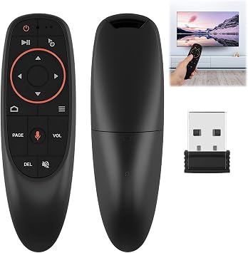 2.4GHz Wireless Air Mouse Remote with Voice Control & Gyroscope