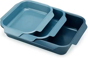 Joseph Joseph Nest Juego de 3 Bandejas para Horno apilables, Bandejas en…