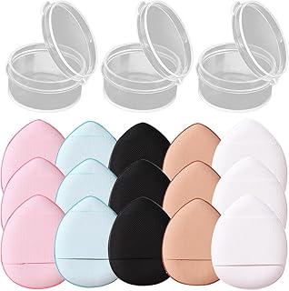 Ciieeo Mini Fingertip Makeup Powder Puff 15pc...