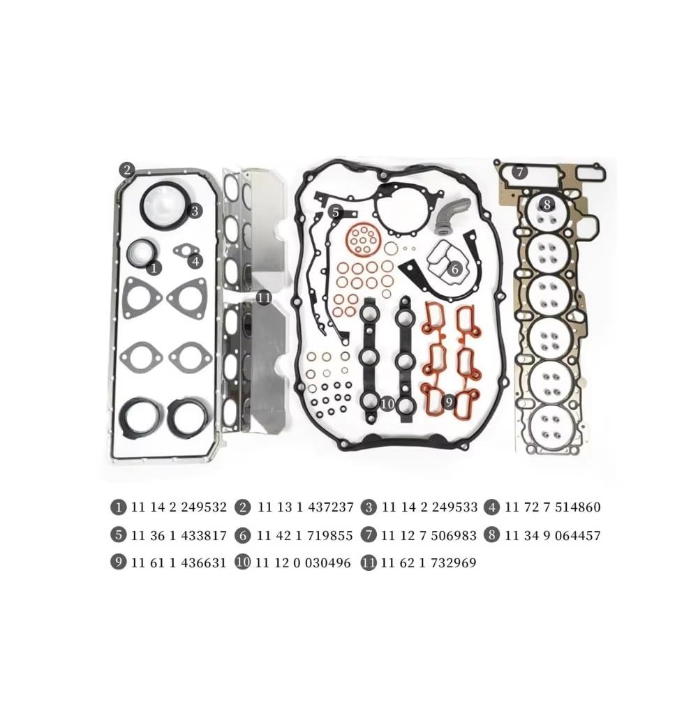 Set de juntas culata auto Juego De Juntas Reconstrucción Motor Para Z4 Para X5 Para 330 730 2.5 3.0L 01-06 M54