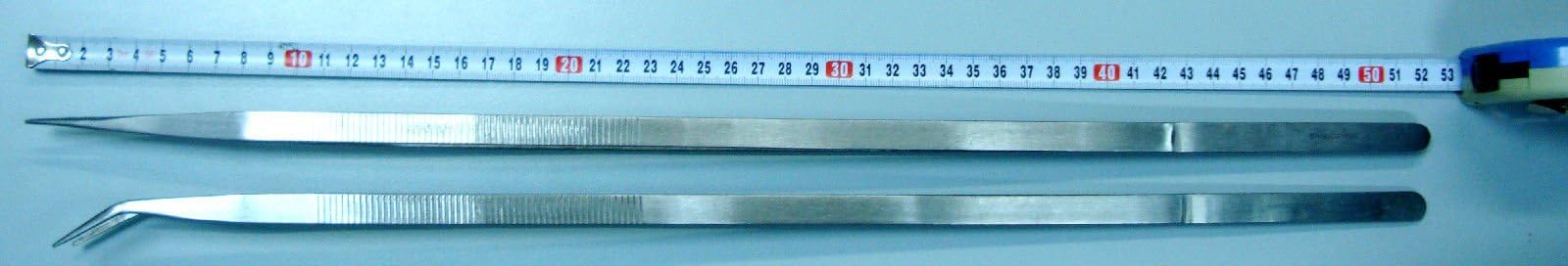 2 pcs Set or a pair of 20" 500 mm EXTRA Long STAINLESS STEEL TWEEZERS -