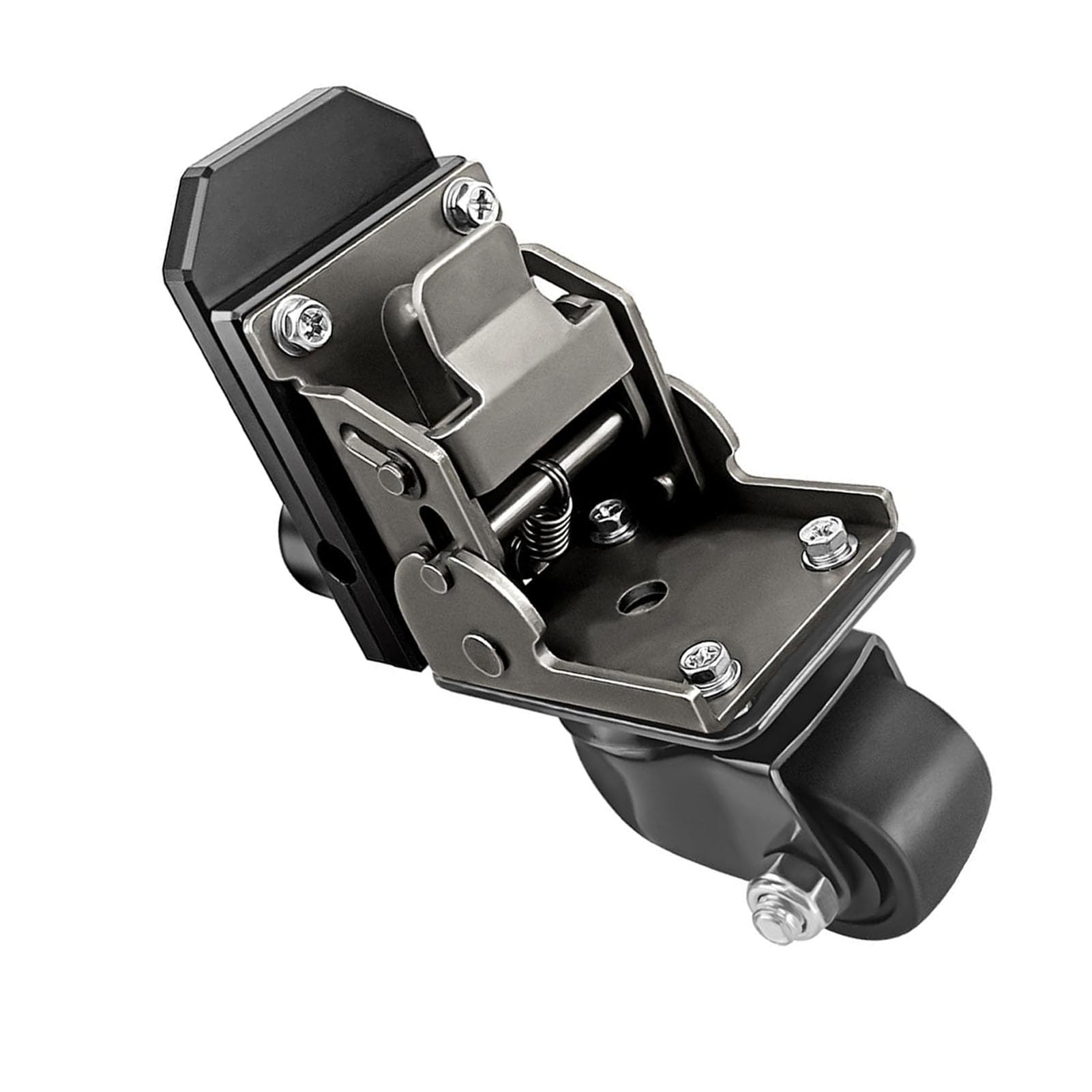 Rueda giratoria de Acero Inoxidable para Caja de Herramientas Plegable, con Capacidad de Carga de 200 LB, para Trabajos en el Garaje.