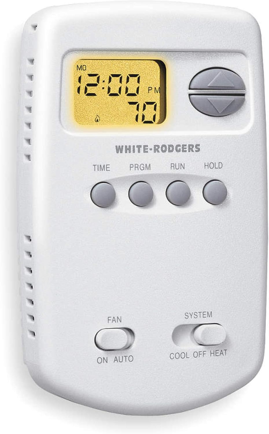White Rodgers 1E78-151 Digital 5-Heat 2-Cool Programmable Vertical Thermostat by White Rodgers
