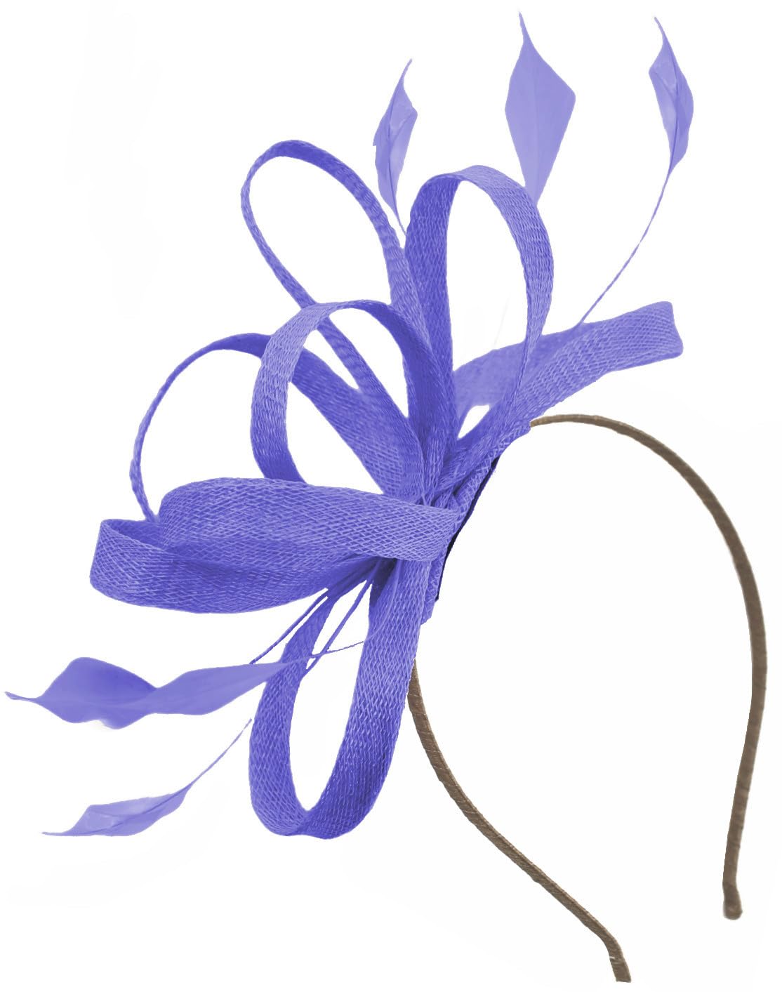 Failsworth Women's Violet Sinamay Loops Aliceband Events Fascinator - One Size