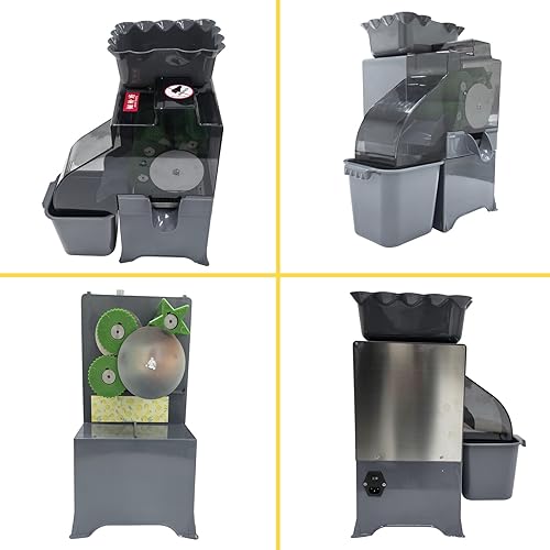 Miniatura 7 de TECHTONGDA Máquina comercial de exprimidor de naranja con cubo de recolección de cáscaras y caja de filtro, Extractor de jugo de cítricos de 110V
