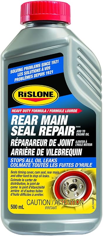 Reparador concentrado de retentor traseiro do motor Rislone RP-34240 – 500 mL