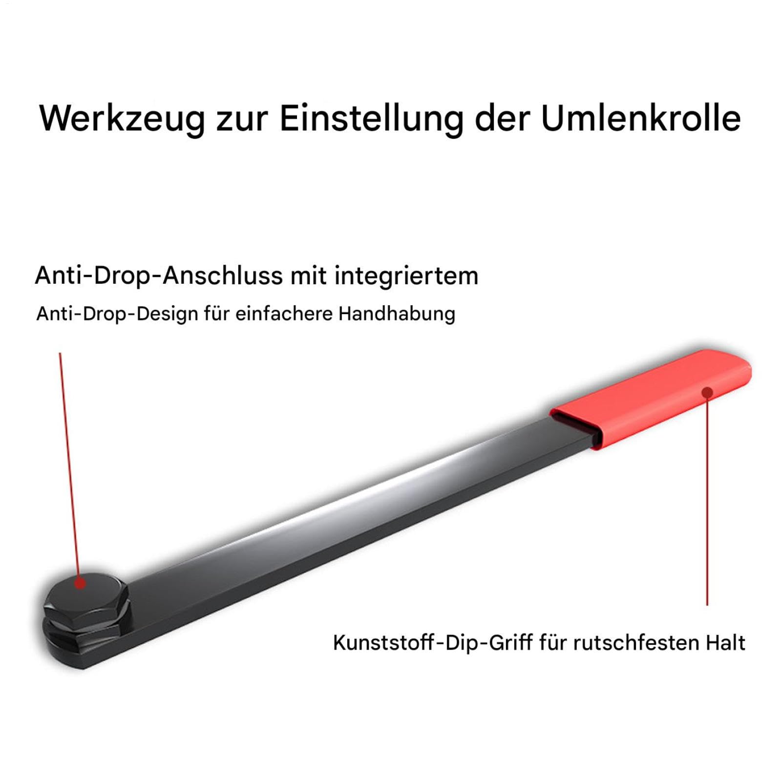 Generisch Herramienta tensionadora para cinturón – Pulley de acero al cromo