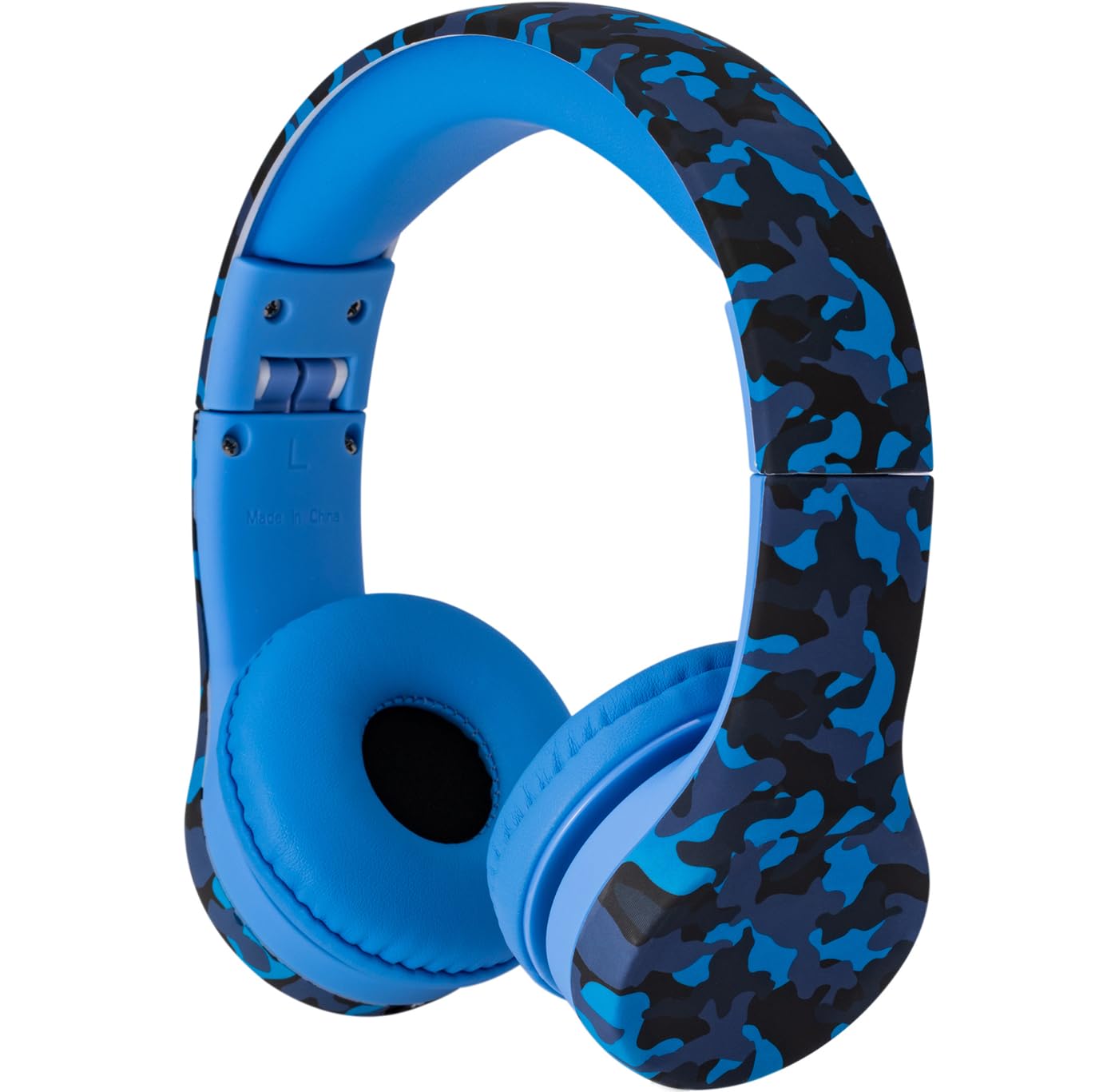 Snug Play+ Kids Headphones Volume Limiting and Audio Sharing Port (Blue Camo)-image-39
