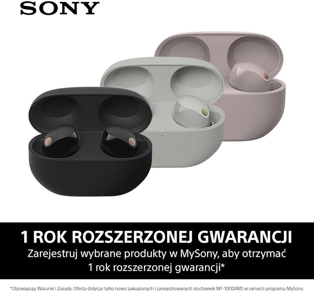 Sony Wf-1000Xm5 Anc Bezprzewodowe Słuchawki Douszne Z Sony Wf-1000Xm5 Anc Bezprzewodowe Słuchawki Douszne Z