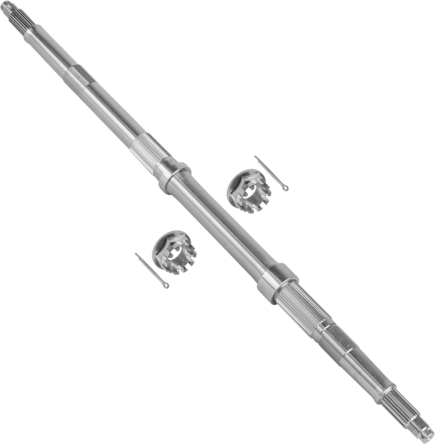 Caltric Rear Axle Shaft with Nuts Compatible with Honda 42310-HP5-600