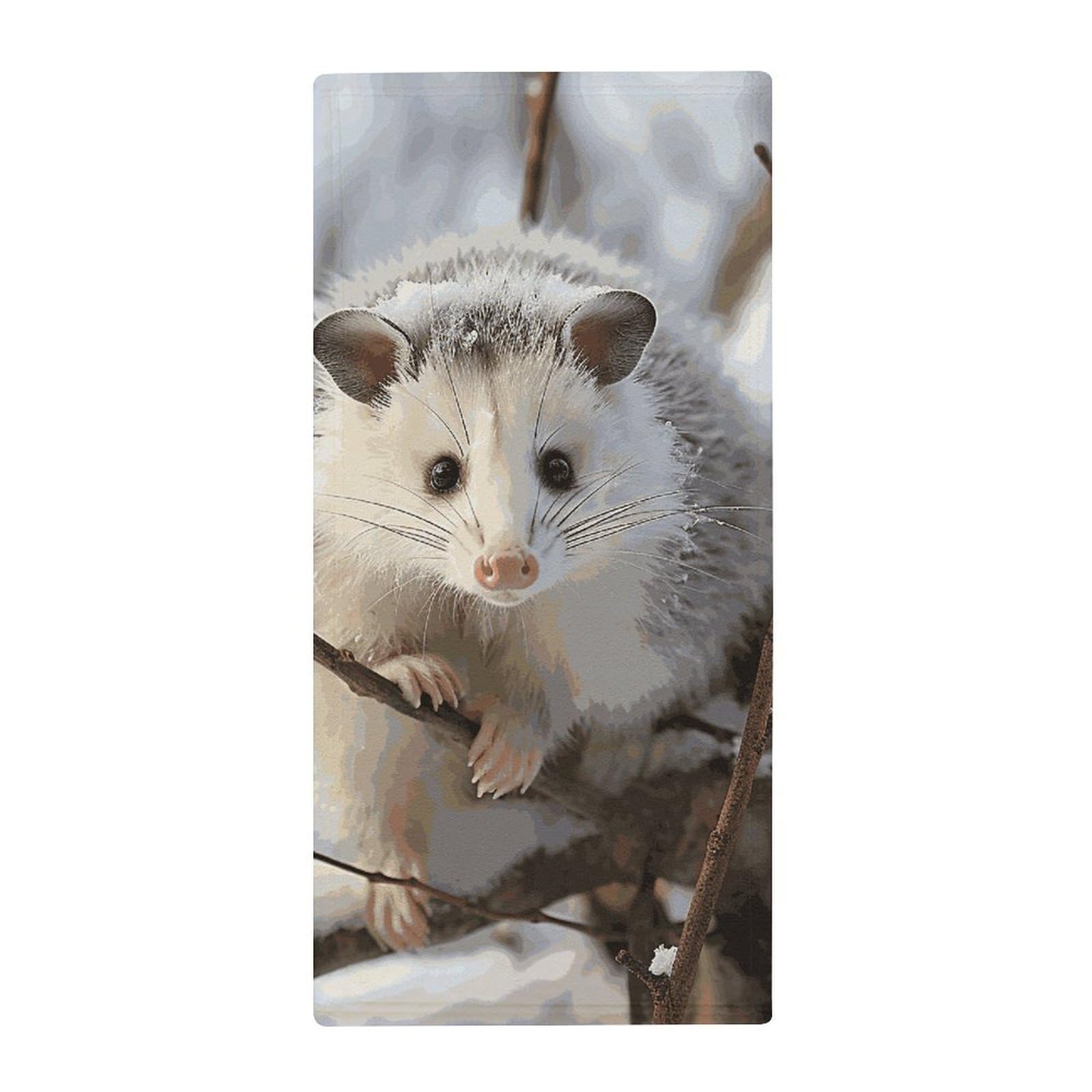 Serviette de bain sport et neige en opossum pour vos sorties outdoor