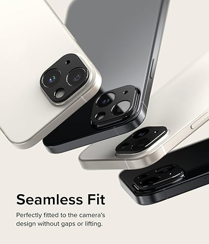 Miniatura 3 de Ringke Estilo de cámara Haz que el teléfono se vea mejor Compatible con protector de lente de cámara iPhone 15 y protector de lente de cámara iPhone