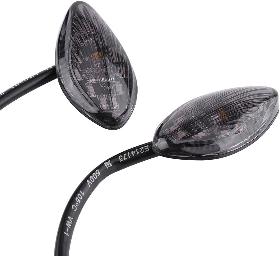 Keenso 2 Pcs Motorcycle Turn Light, Eye Shape Flush Turn Signals for Grom 2014-2016 image 5