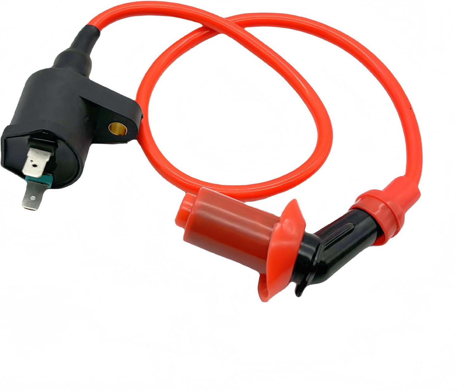 ‌Racing Ignition Coil & A7TC Iridium Spark Plug for GY6 Engine 50cc 125cc 150cc 250cc Moped Scooter ATV Go Kart Pit Dirt Bike Motorcycle High Performance Parts