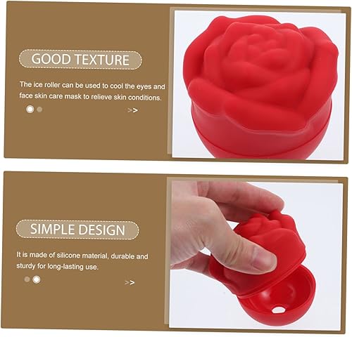 Miniatura 7 de Ipetboom Bandeja de hielo con cara de rosa, moldes para cubitos de hielo, whisky, hielo en forma de V, rodillo de enfriamiento de hielo, máquina de