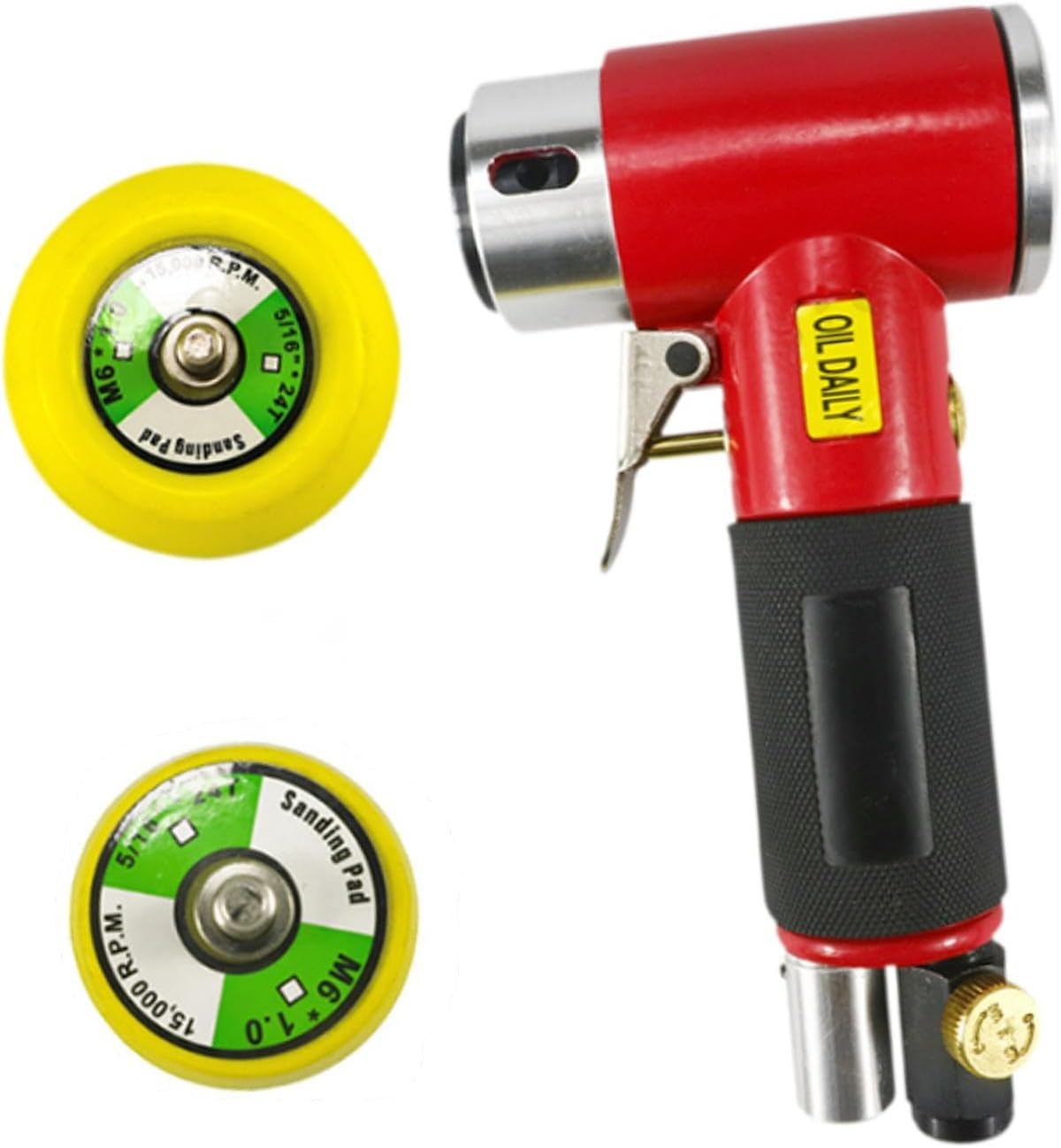 BNF® Mini Orbital Air Sander Car Polisher Metal Aluminum Alloy Pneumatic Polisher|Home & Garden | Tools | Air Tools | Sanders