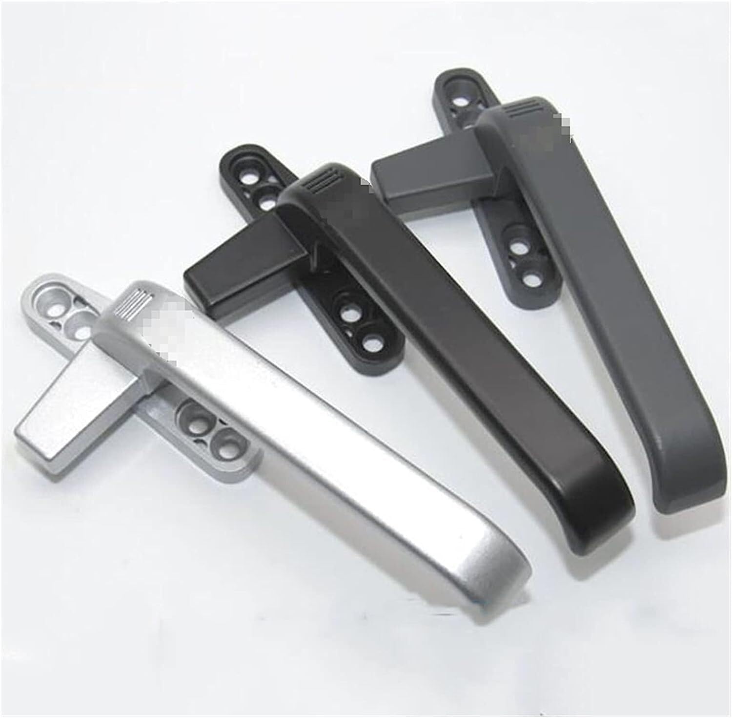 Window Locks Handles for upvc Windows Lock, Push Accessories Old-Fashioned Flat Open Door(Dark Gray)