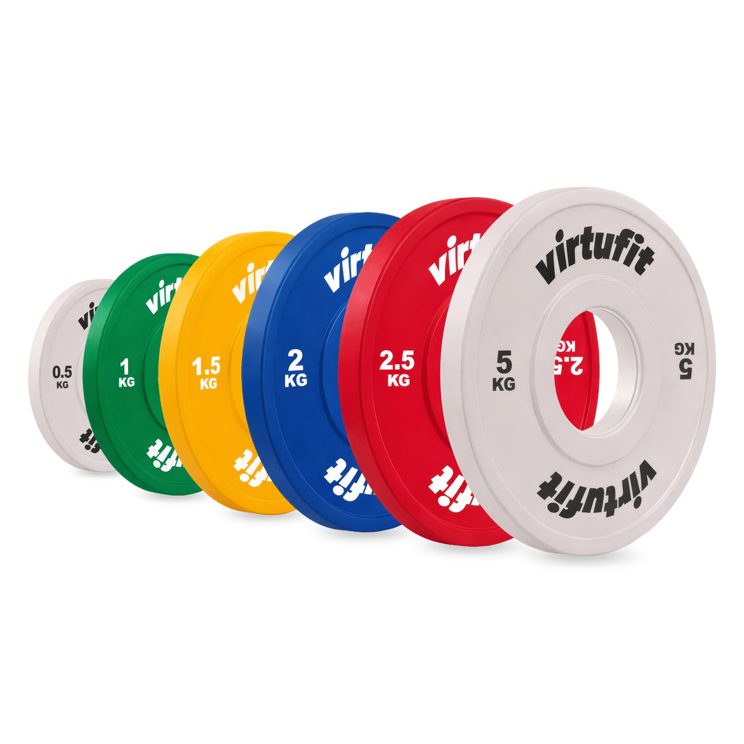 VirtuFit Olympic Fractional Plate - Disco de pesas (0,5 hasta 5 kg)