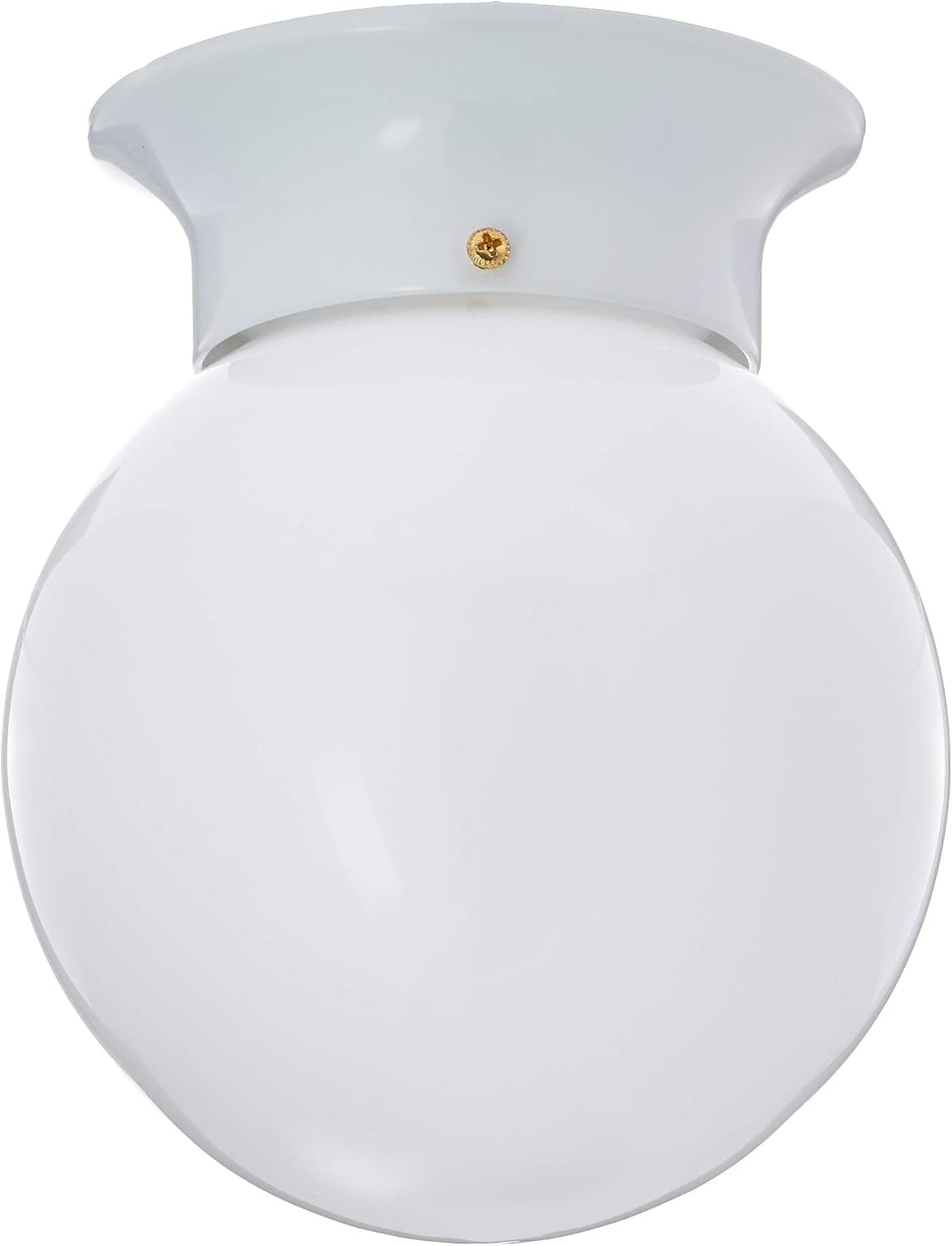 Boston Harbor 5986963 Dimmable Ceiling Light Fixture with Pull Chain, (1) 60/13 W Medium A19/CFL Lamp, White