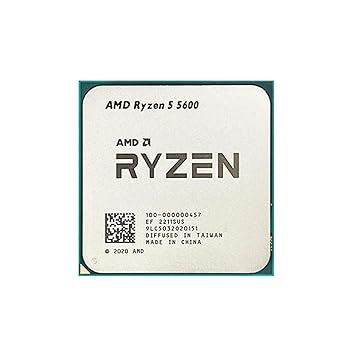 AMD Ryzen 5 5600 R5 5600 3.5GHz 6 Core 12 Thread 65W CPU Processor 7NM L3=32M Socket AMD AM4 Gaming Processador