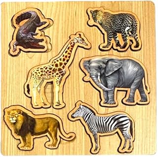 R8-4-9 Al Safwa بازل حيوانات الغابة من