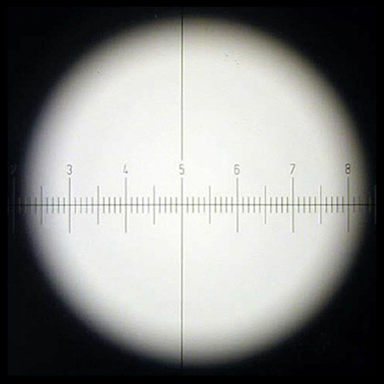 AmScope EP10X23R WF10X - Ocular de microscopio con retícula (23 mm), Color Negro