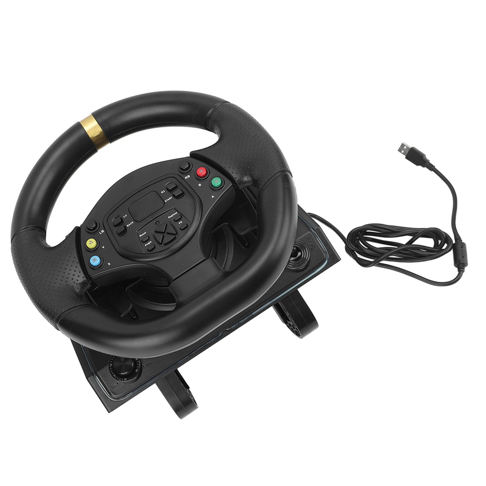 Volante de Carreras, Volante de Carreras de Simulación de Luz Universal para PC