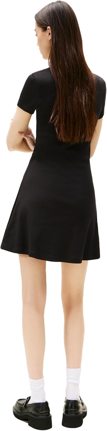 Tommy Jeans Womens Short Sleeve Polo Dress with Stretch Summer Casual Dresses - Image 4