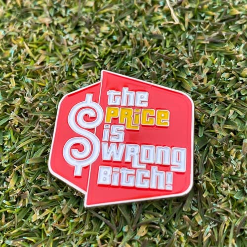 Billy Rough Magnetic Golf Ball Marker The Price is Wrong
