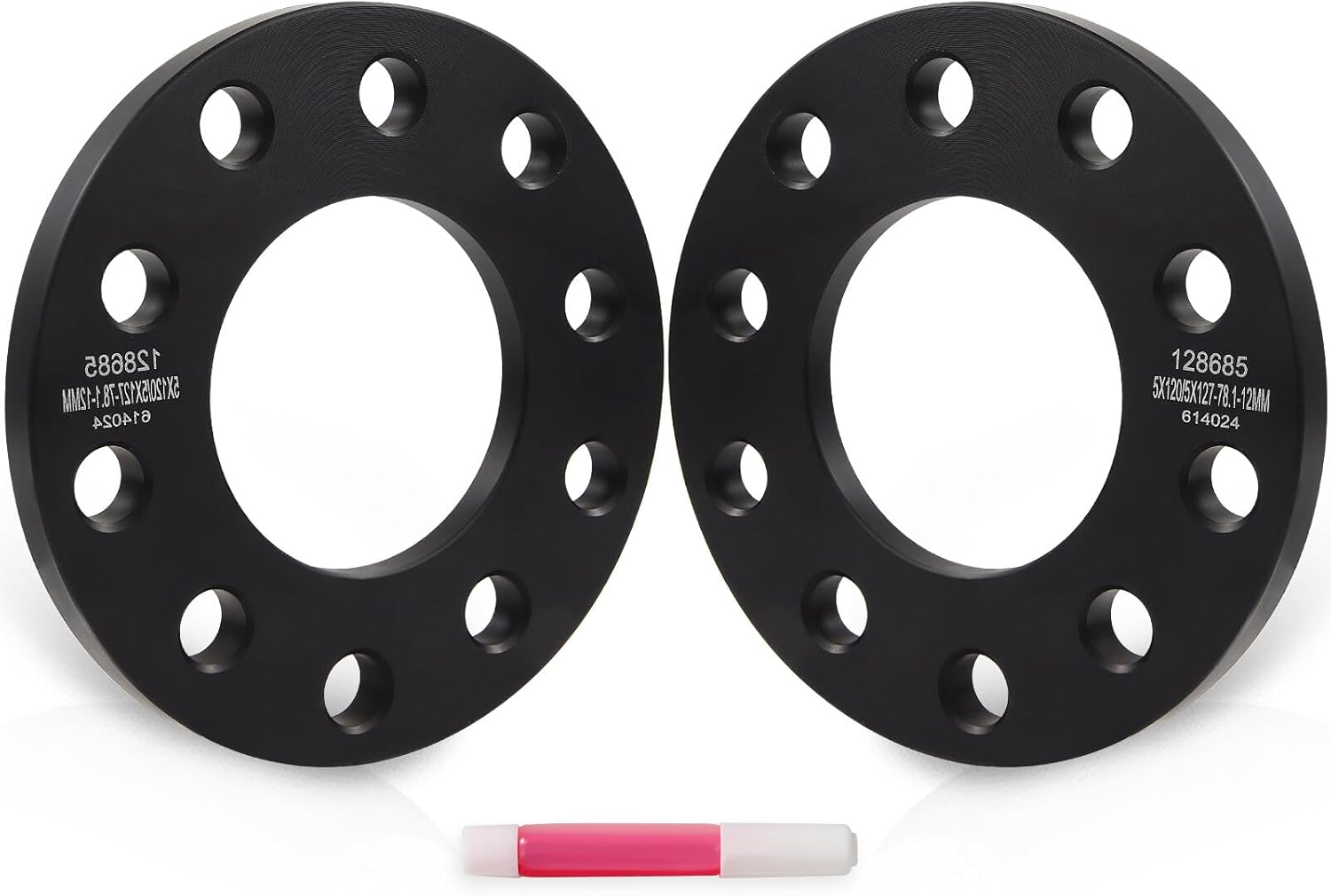 ECCPP 5x120/5x127 to 5x120/5x127 Wheel Spacers 12mm Wheel Adapter 78.1mm for 2006-2010 for Jeep Commander 1999-2010 for Jeep for Grand Cherokee 2007-2018 for Jeep Wrangler 2PCS