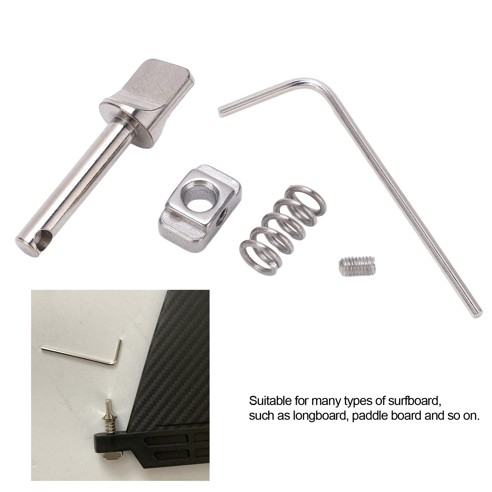 Viti Per Pinne Surf - 3 Pezzi In Acciaio Inox Per Paddle E Surf