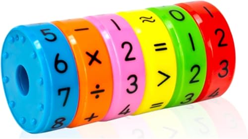 Magnetic Arithmetic Cylinder Learning Toys Math Number Games