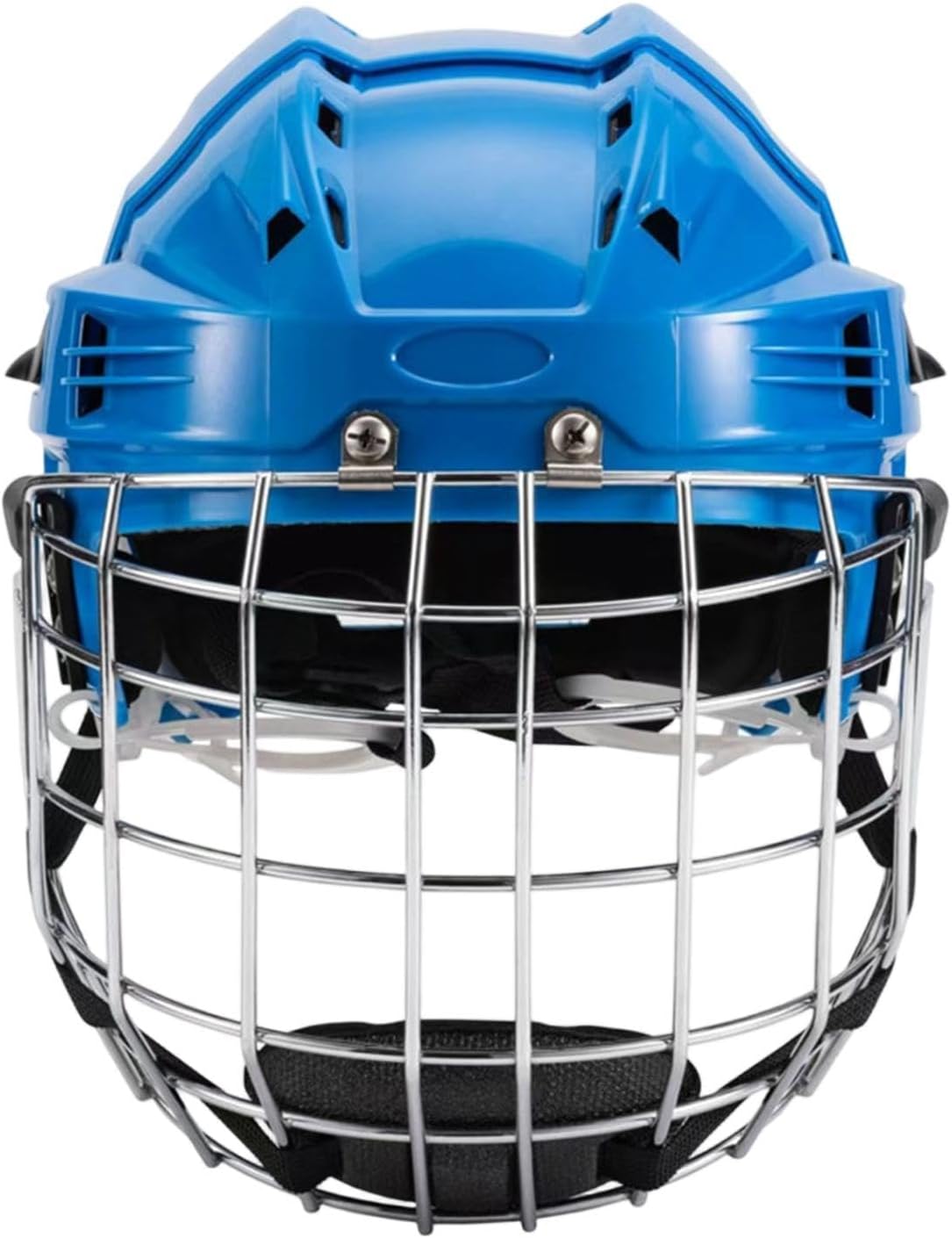 Ice Hockey Helmet Rugby Helmet High Performance Soft Padded Headgear with Cage for Game Adults