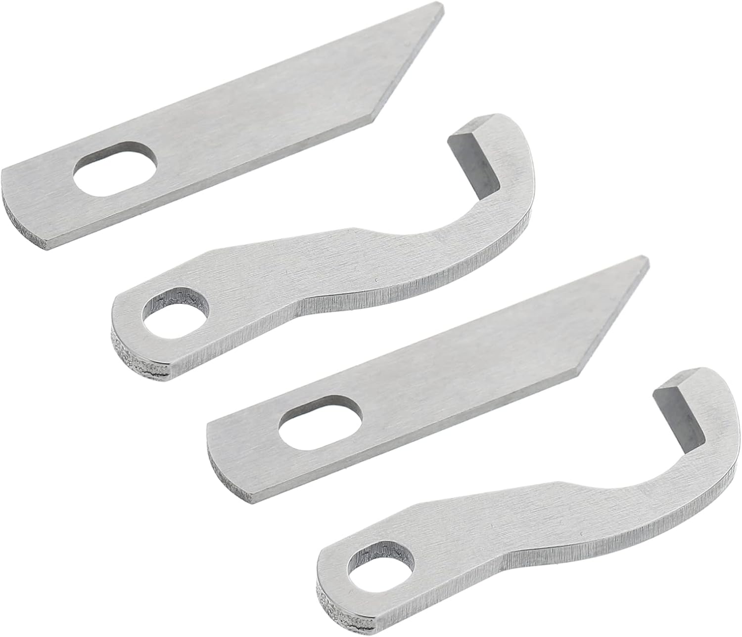 TEHAUX 4pcs Overlock Knife Replacement for Brother Serger Blades Overlock Machine Parts Cutting