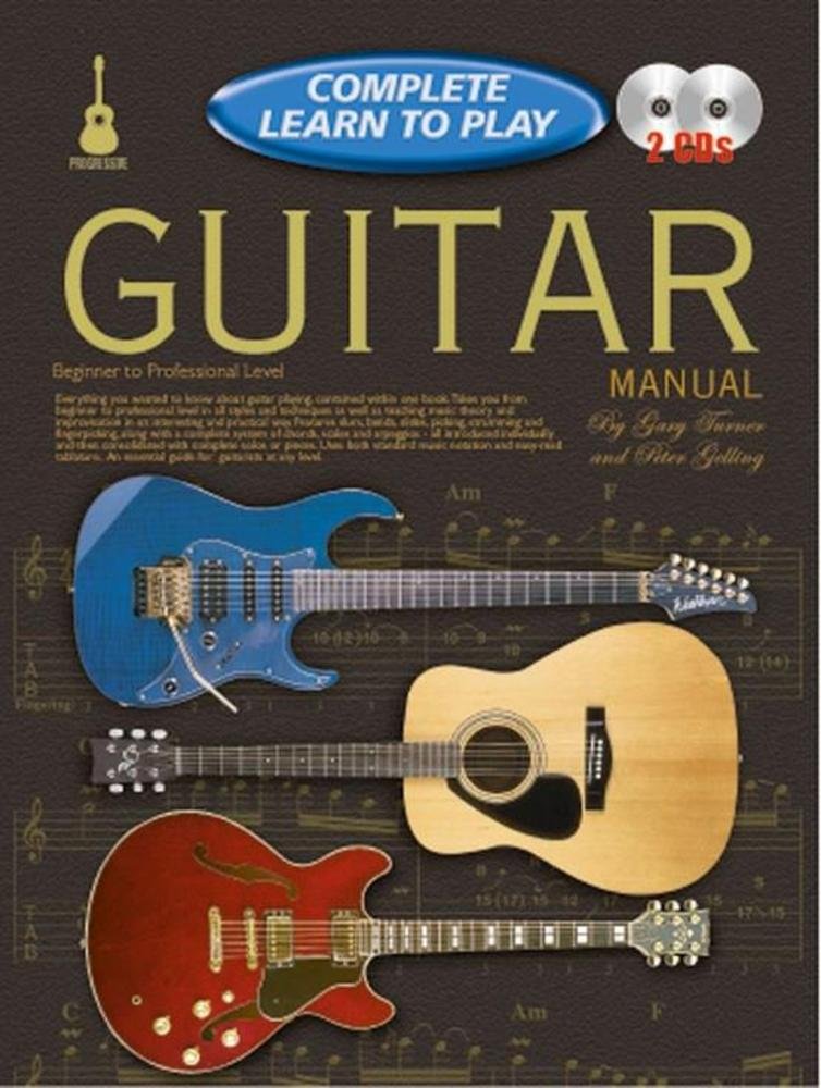 Progressive Complete Learn To Play Guitar Manual. Includes Audio Online: With Poster